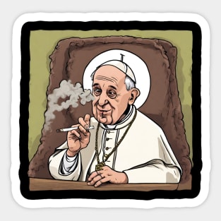 Pope Francis | Elevated Sticker